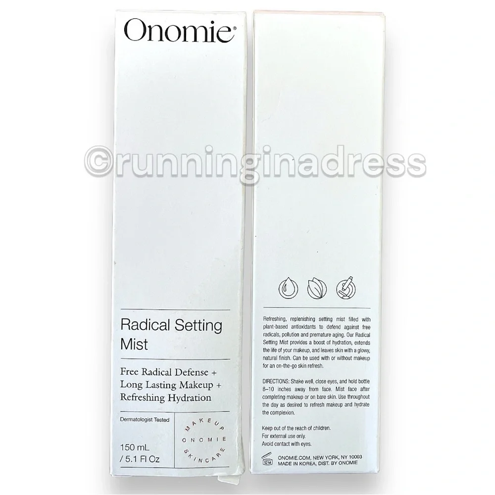New In Box ONOMIE x Revolve Radical Makeup Setting Spray Long Lasting